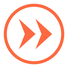 Arrow Sign Linear Circle Icon