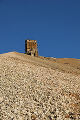 Distant Hilltop Mine Ruins