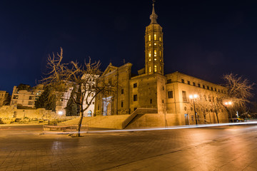 Fototapeta na wymiar Church of San Juan de los Panetes,Zaragoza,Spain