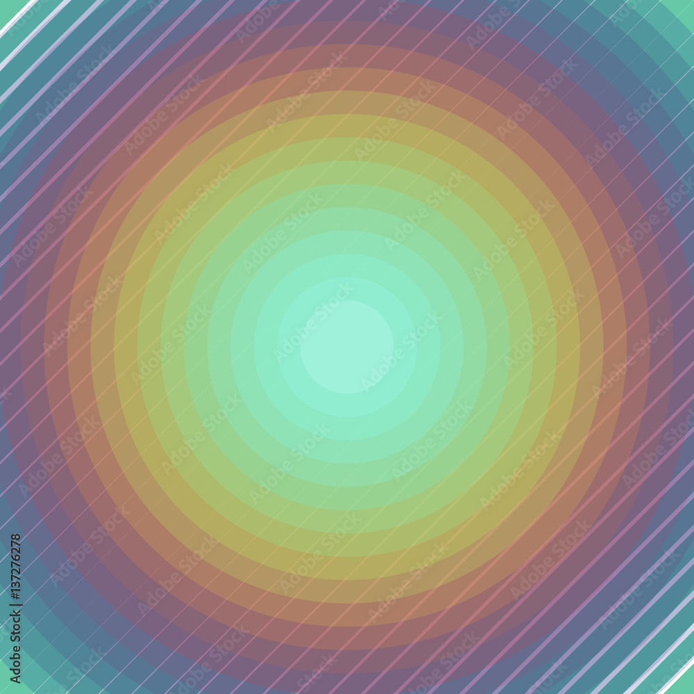 Poster minimalistic design with circles, diagonal lines. geometric shapes forming abstract beautiful backgr