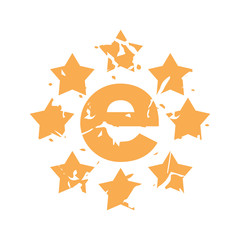 Vector vintage postage international mail stamp.