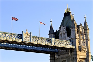 Tower Bridge on a sunny winter day, London