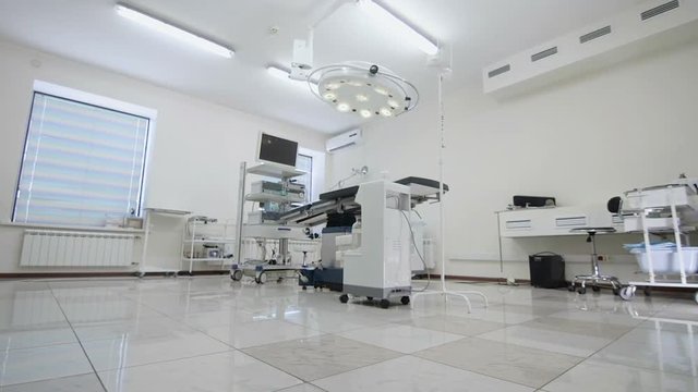 Operating Room With Surgery Equipment