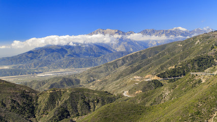 San Bernardino at sunset time