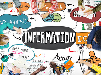 Obraz premium Information Data Communication Statistics Content Concept