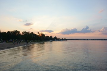 Sonnenuntergang am See