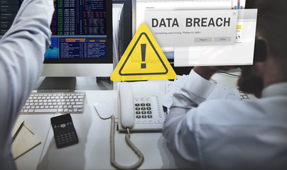 Data Breach Security Confidential Cybercrime Concept