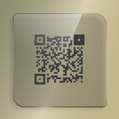 Simple icon QR code