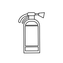 Fire extinguisher isolated icon vector illustration graphic design