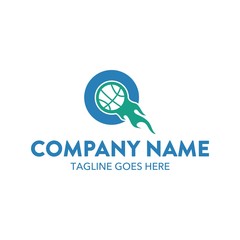 Basket Ball Logo Template