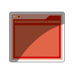 Fototapeta premium Website internet layout icon vector illustration graphic design