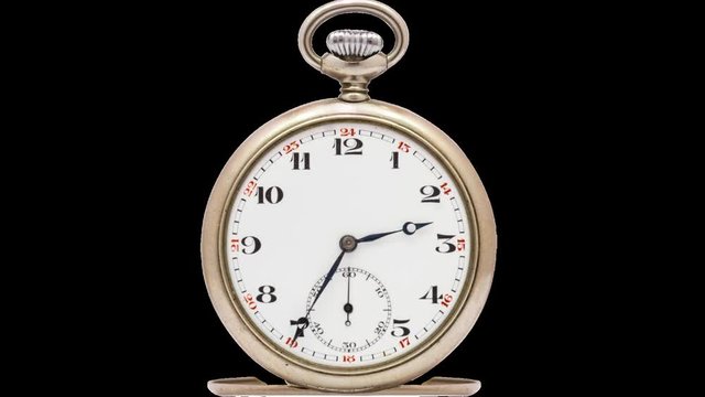 Pocket clock time lapse cut out