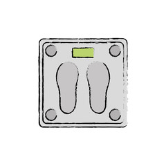 Body weight scale icon vector illustration graphic design