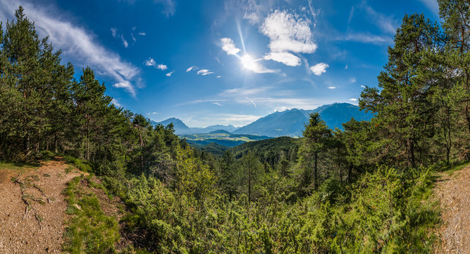Obsteig in Sonnenplateau, Austria