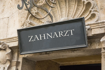 Schild 191 - Zahnarzt