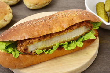 Pork cutlet sandwich