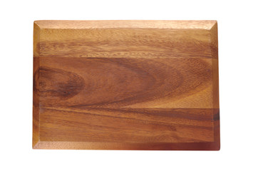 Chopping Wood close up isolated on white background.