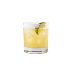 cocktail on the white background