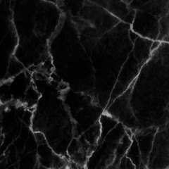 black marble patterned (natural patterns) texture background.