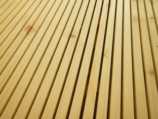 detail of a wooden plank structure