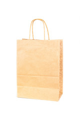 Shopping bags isolated on the white background