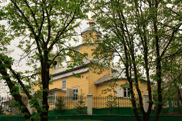 Gomel, Belarus - 1 MAY 2013: A wooden building Old Believers Church