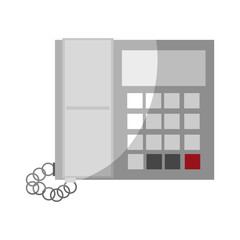 phone icon over white background. colorful design. vector illustraiton