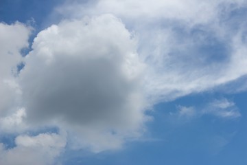 blue sky with cloud
