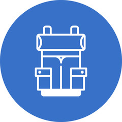 mountain backpack icon