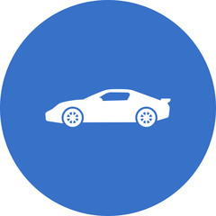 sportive car icon