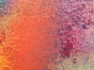 Color and texture of hand painted watercolor on paper