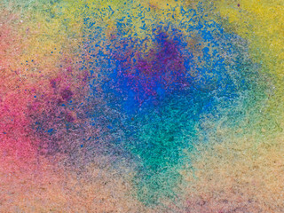 Color and texture of hand painted watercolor on paper