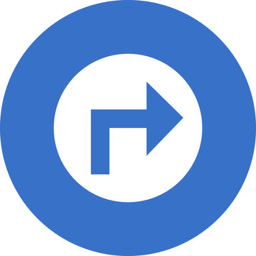 turn right icon