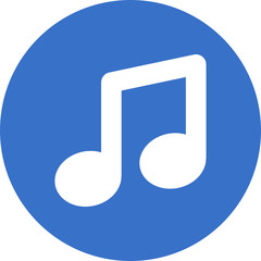 Treble clef music note symbol