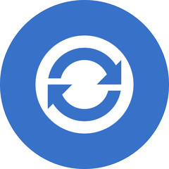 rotate circle icon
