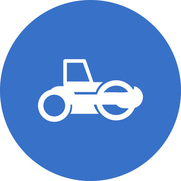 recommend clip art: road roller tractor icon