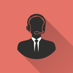 Assistance vector icon