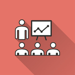 Presentation vector icon