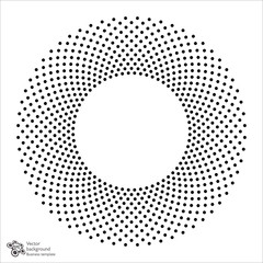 Vector Graphic #Polka Dot Circle Pattern