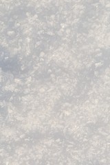 Snow background in close up