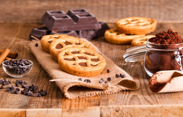 Chocolate tart.