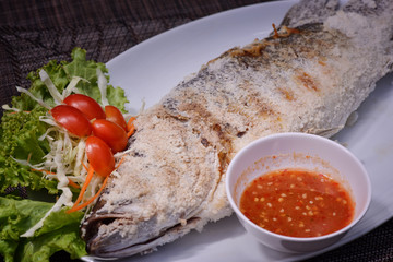 Thai Salt-Crusted Grilled Fish