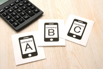 携帯電話会社の選択