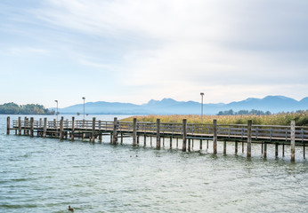 Pier for ship to Herrenchiemsee palace