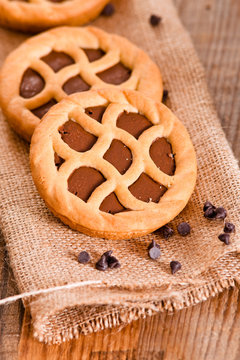 Chocolate tart.