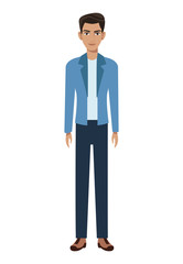 character man member community vector illustration eps 10