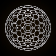 spherical graphene structure