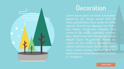 Decoration Conceptual Banner