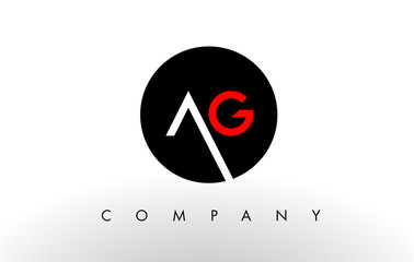 AG Logo.  Letter Design Vector.