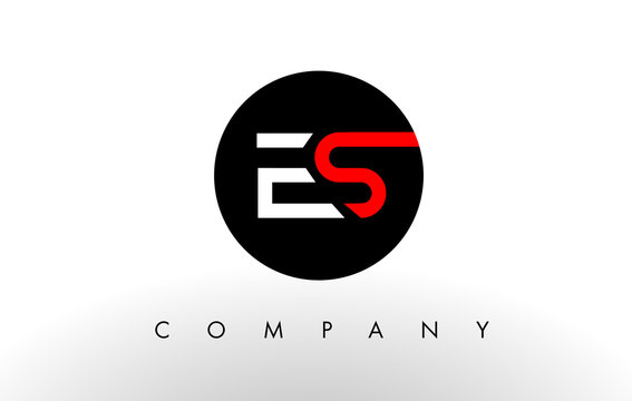 ES Logo.  Letter Design Vector.